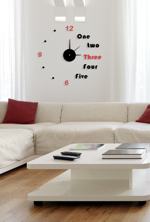 تصميم أنيق لساعات حائط تناسب غرف الجلوس