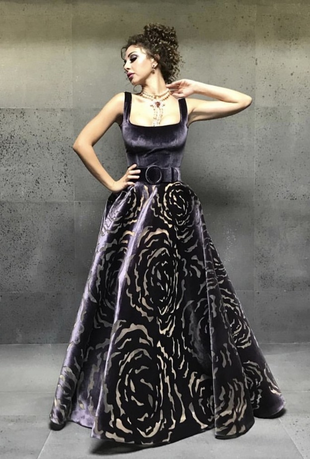 أحدث إطلالات ميريام فارس بفستان أسود من NF by Nour 