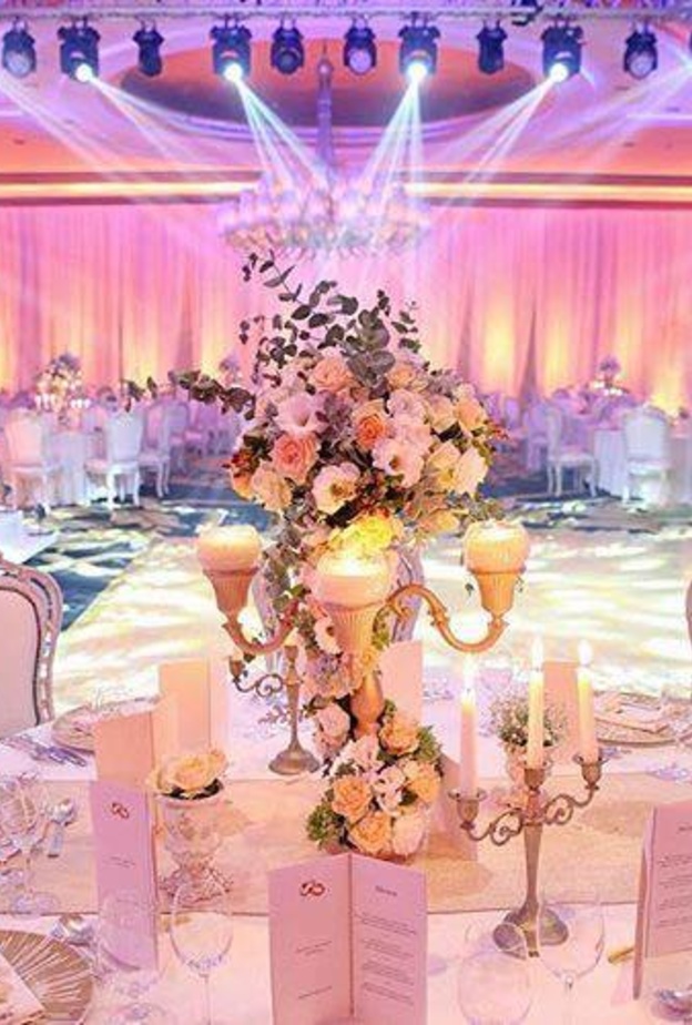 قاعات افراح فخمة و بتصميم مميز من مصم قاعات الافراح روبير هيكل