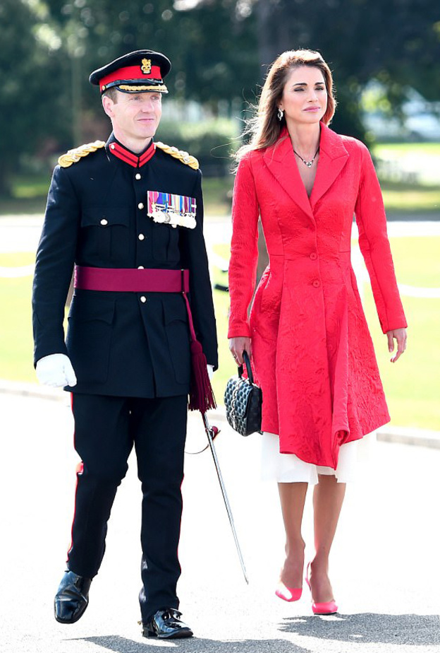 الملك عبد الله و الملكة رانيا حضرا حفل تخرج الحسين