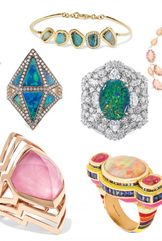 مجوهرات الأوبال صيحة صيف 2017