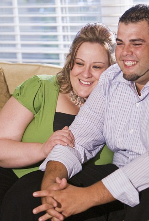 زيادة وزن الرجل تبدأ بعد إنجاب الزوجة