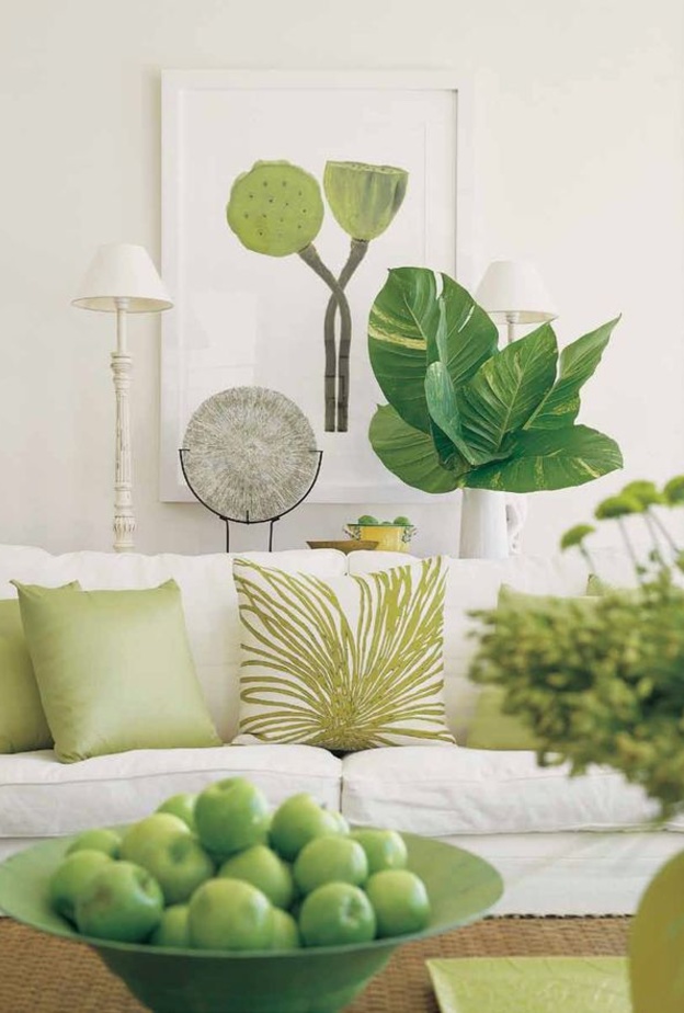 ديكورات غرف الجلوس من جمال الطبيعة