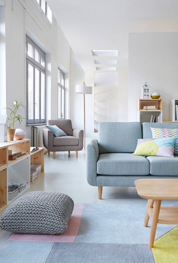 ديكور غرف جلوس عصرية تعتمد الانسيابية في خطوط التصميم