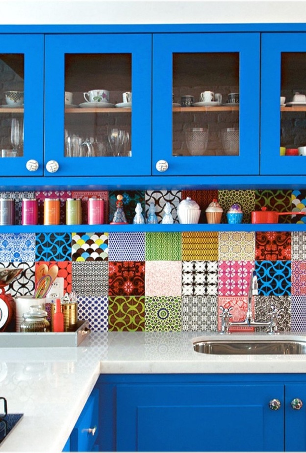 ديكورات مطبخ رائع بألوان مبهجة