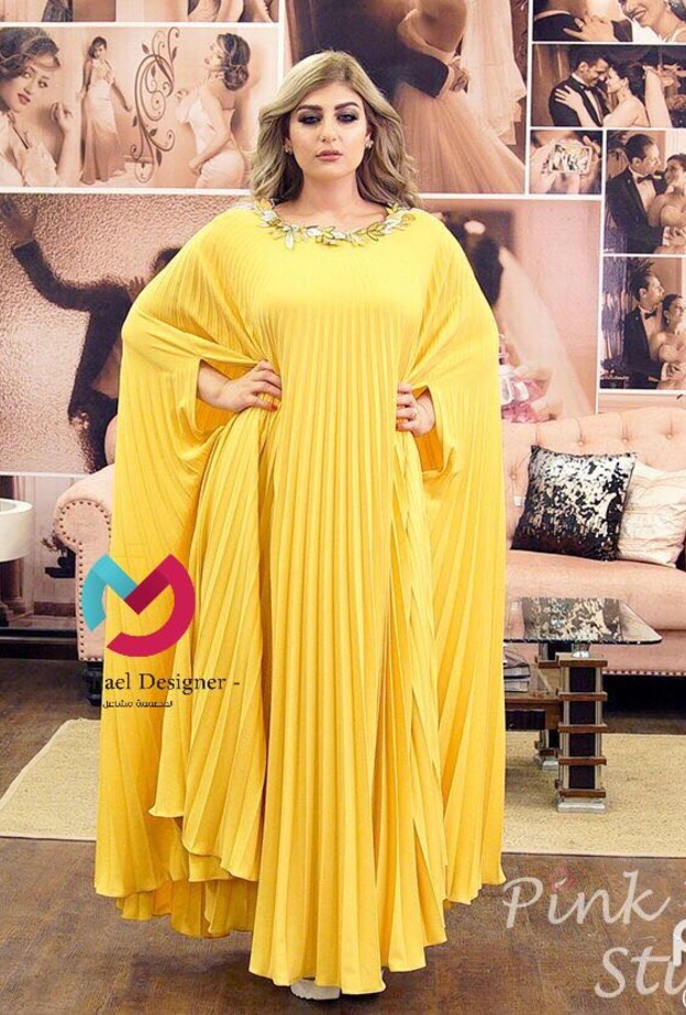 احدى التصاميم الراقية من مجموعة مشاعل محمد