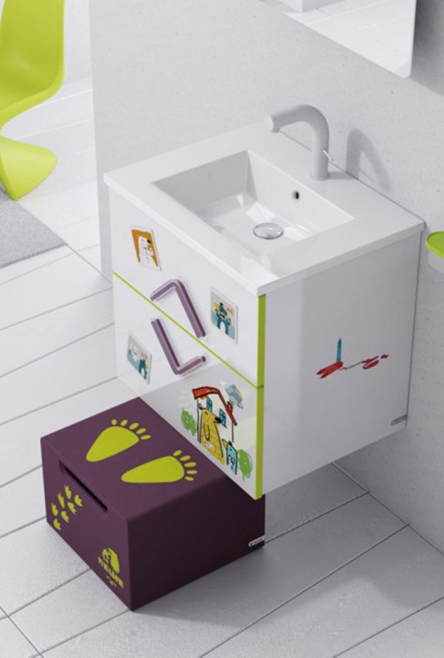 ديكورات حمامات للأطفال مستوحاة من البحار 