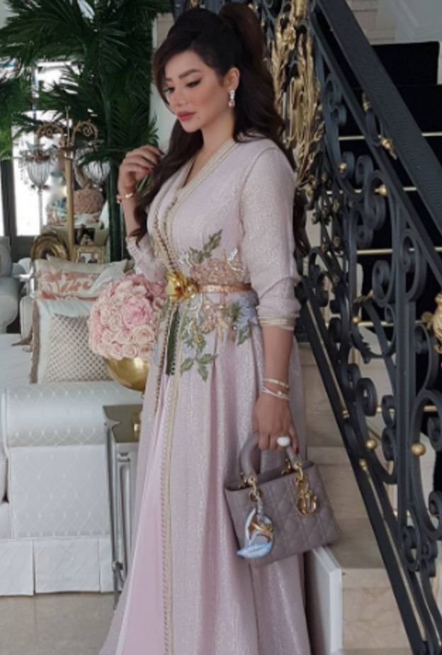 لجين عمران بالزي الهندي