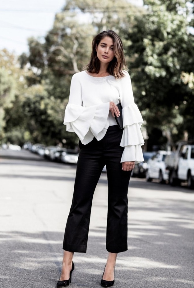 قميص مع الكرانيش من Prada