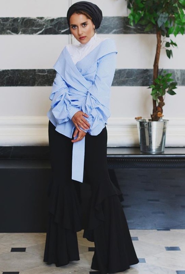 فاطمة حسام كما عوّدتنا على النّعومة والانوثة حتّى في الاسلوب الكاجوال