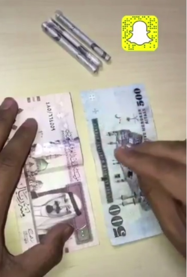 المواطن السعودي أثناء شرحه للحيلة الماكرة.