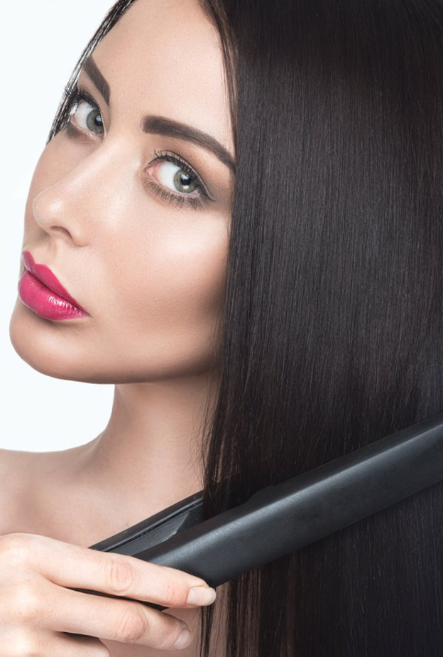 توزيع الخطات على الشعر كامل من الجذور حتى الاطراف