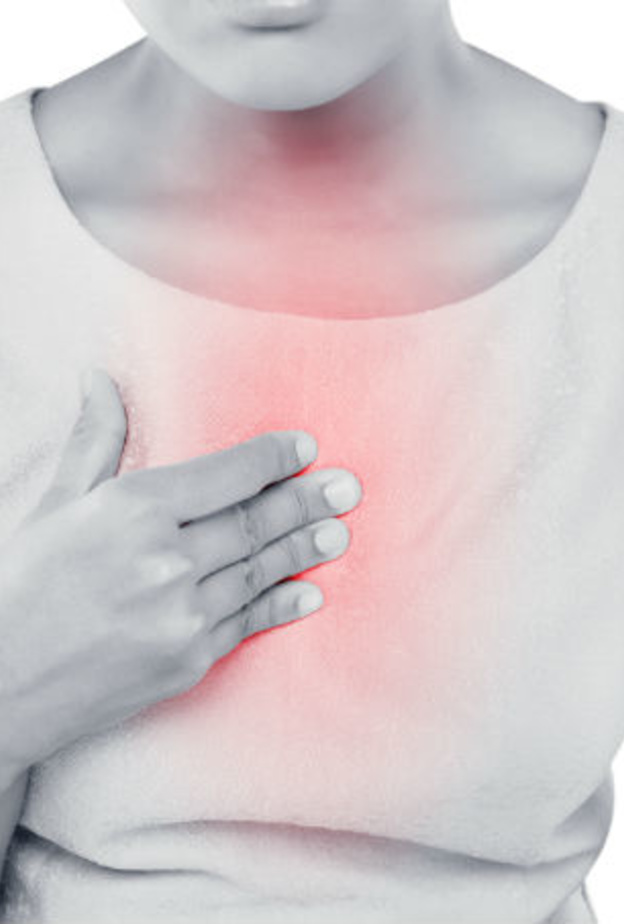 آلام الصدر دليل على أمراض الجهاز التنفسي السفلي