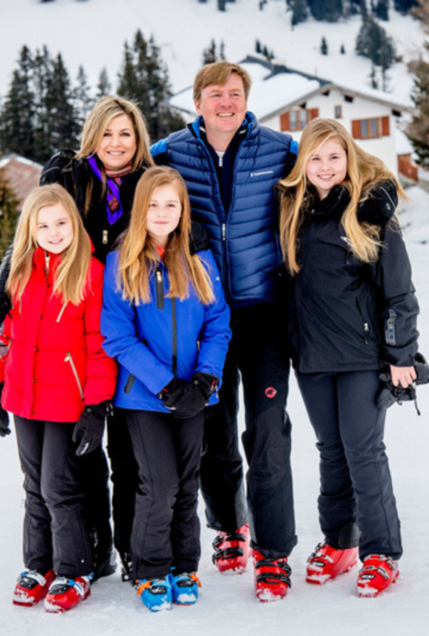 نشر الصورة الرسمية لعطلة للأسرة الملكية الهولندية الشتوية