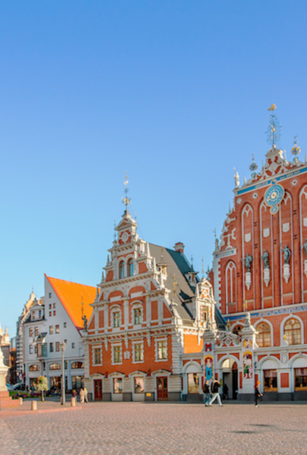 من مقاهي العاصمة اللاتفية ريغا