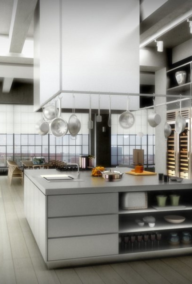 تصميم مطابخ فخمة بديكورات عصرية مميزة