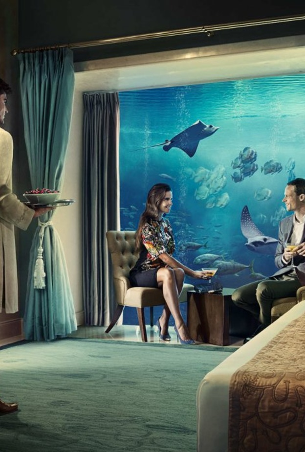 شهر العسل في أتلانتس دبي - اجنحة تحت الماء