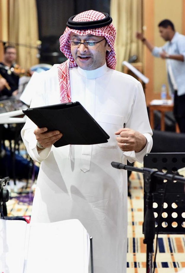 عبد المجيد عبد الله في البروفة