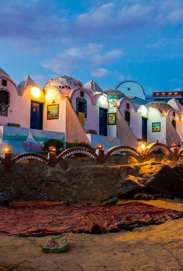 البيوت النوبية.