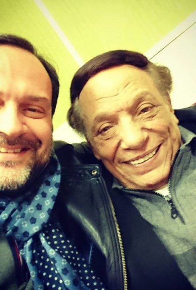 عادل إمام في كواليس مسلسله الجديد