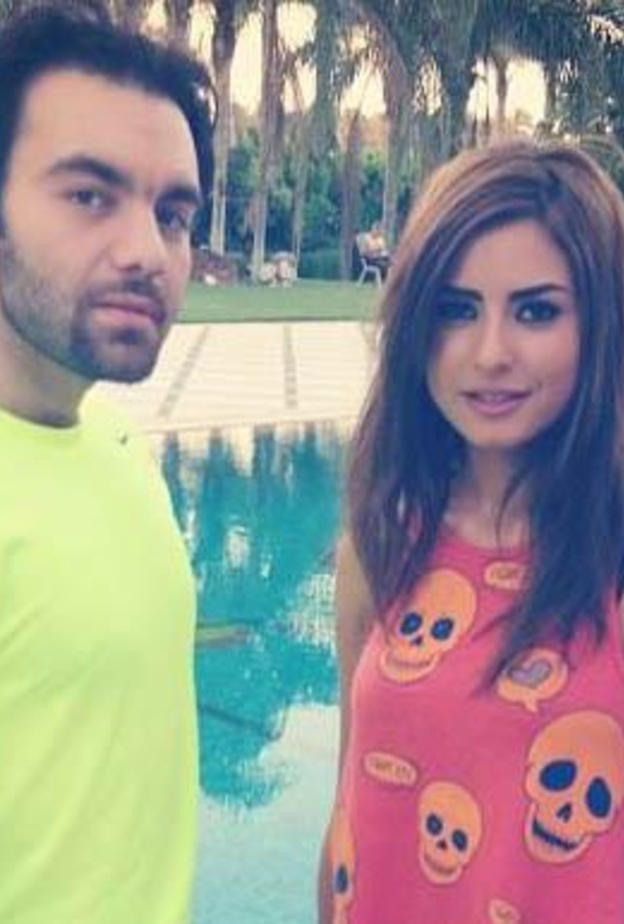 ريهام أيمن وزوجها شريف رمزي