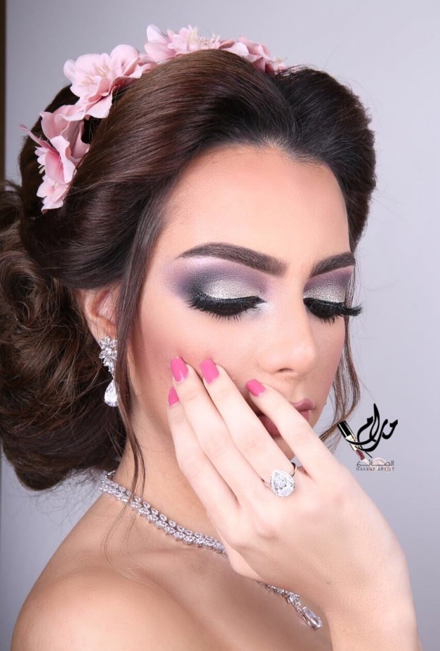 مكياج عروس لخبيرة التجميل مرام الصائغ