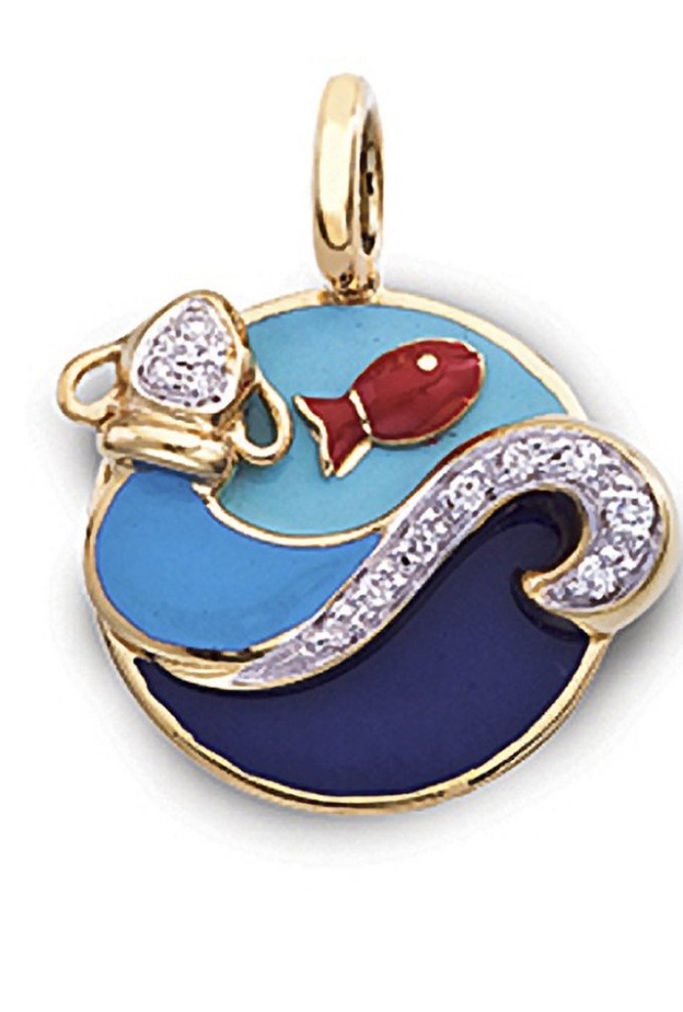 تعليقة بتصميم البحر والأسماك من أرون باشا