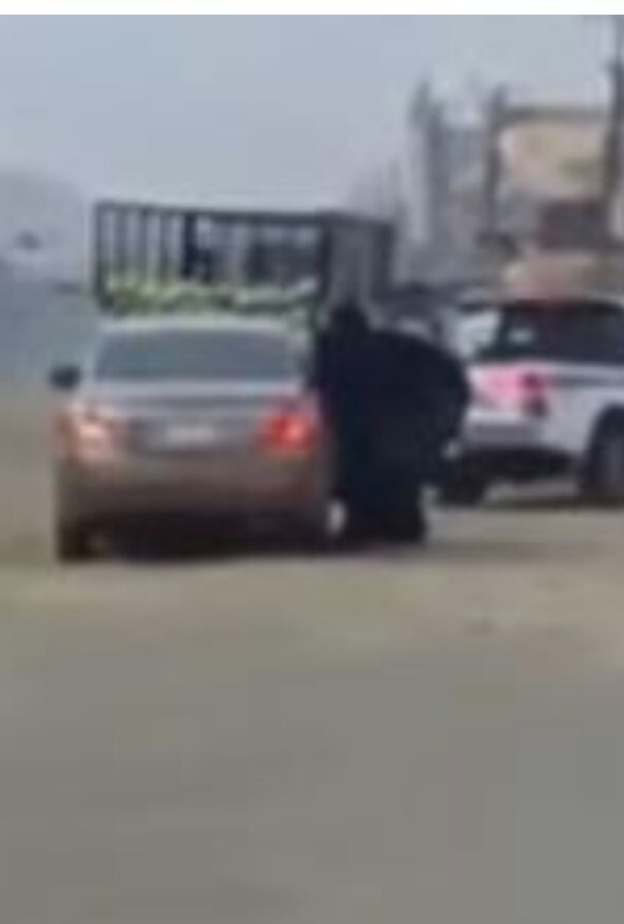 المتسولة التي تظهر في مقطع الفيديو المتداول على تويتر