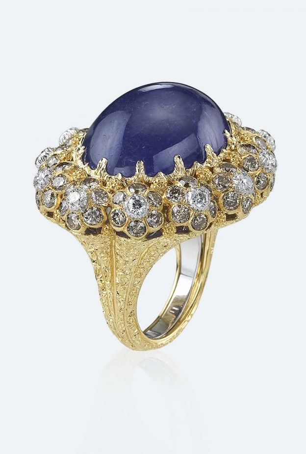 خاتم ليديا كورتيل من الذهب والأوبال والعقيق الأصفر