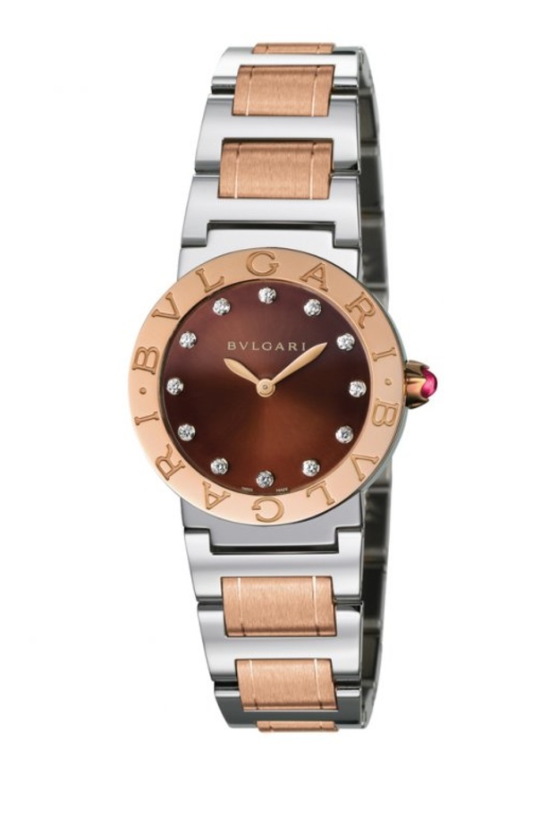 ساعة كارتييه من الذهب الوردي والفولاذ والماس