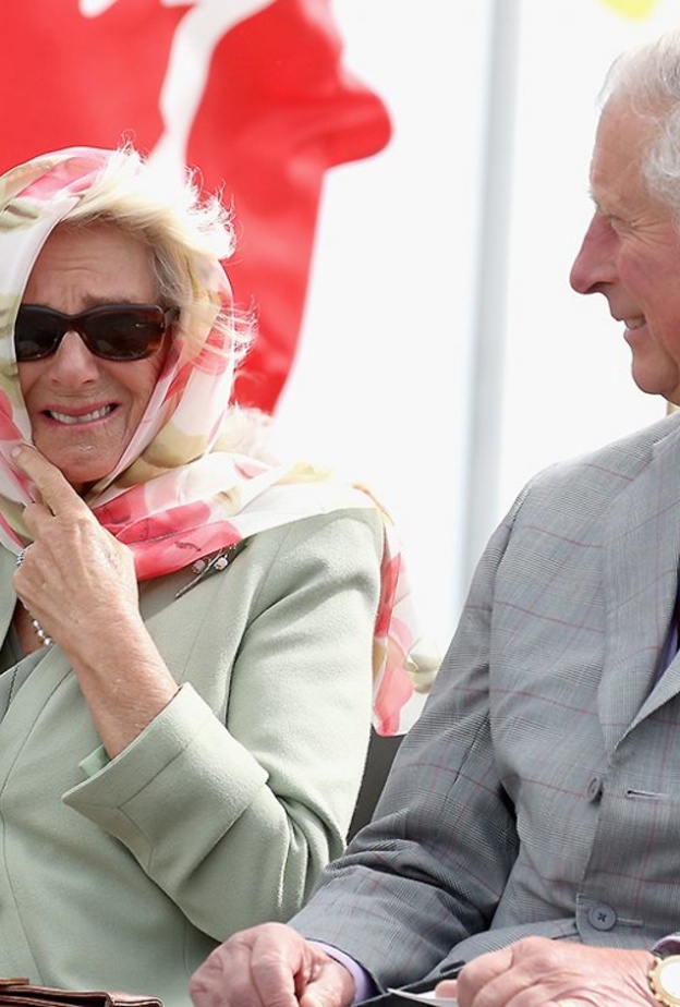 مقطع فيديو كوميدي من الحفل الذي أقيم الأسبوع الماضي للترحيب بالأمير تشارلز ولي عهد بريطانيا وزوجته كاميلا