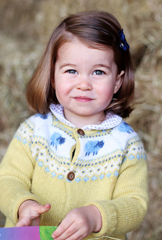 صورة بطاقة الشكر التي أرسلها الأمير وليام وكيت ميدلتون للمهنئين بعيد ميلاد الأميرة تشارلوت