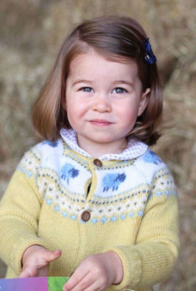 صورة جديدة للأميرة تشارلوت بمناسبة عيد ميلادها الثاني