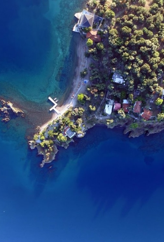 أجمل جزر تركيا جزيرة سوفالي في مدينة فتحية التركية