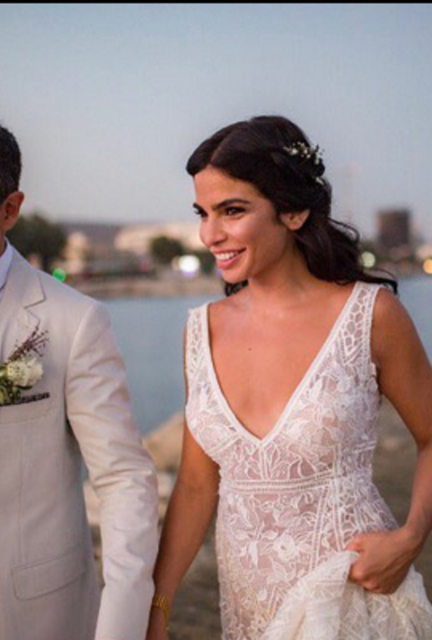 ريتا حايك نشرت صورة لها من زفافها في قبرص