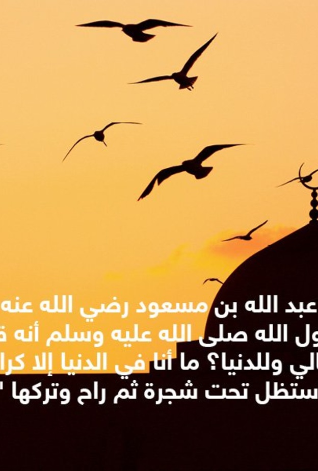 قصة حديث .. متاع الدنيا قليل