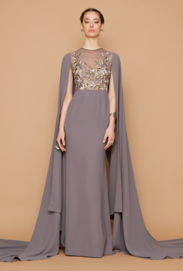 فستان خطوبة بلمسة الكاب الراقية من تصميم جورج حبيقة