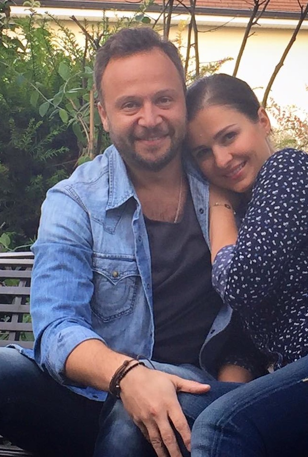 سوسن أرشيد وزوجها مكسيم خليل