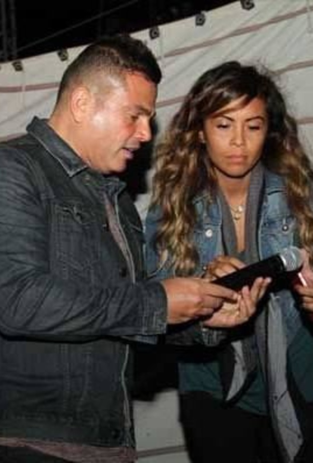 عمرو دياب وهدى الناظر