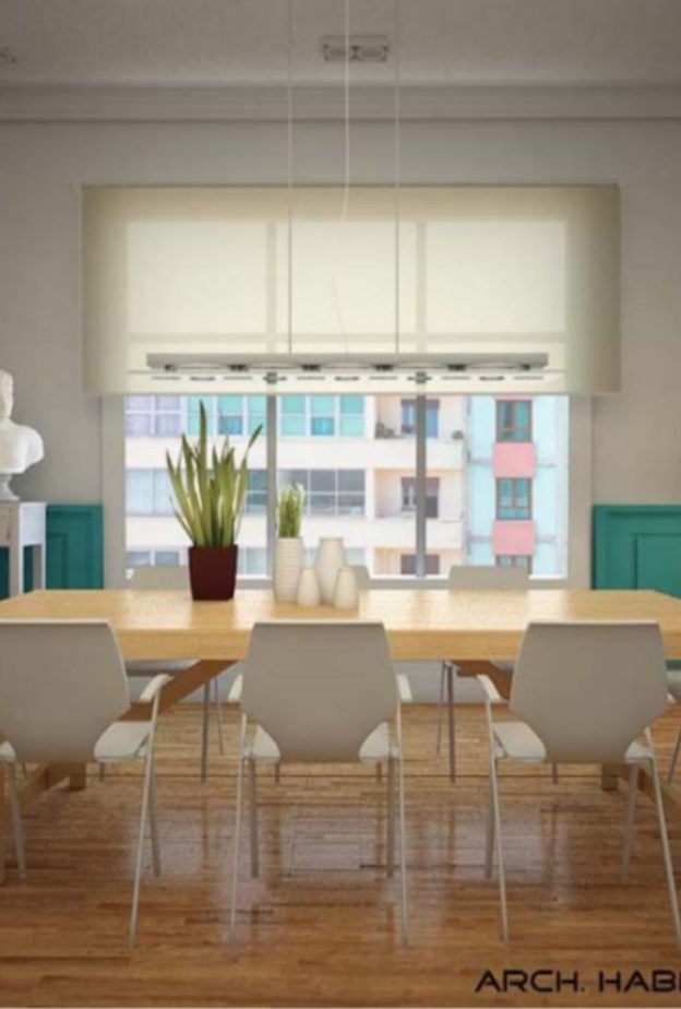 مشروع مبنى صحي من اعمال المهندسة حبيبة