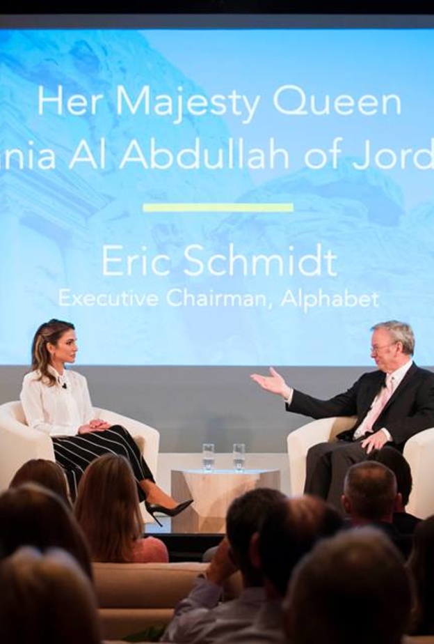 الملكة رانيا تحمل هم تعليم الأطفال في كل مكان