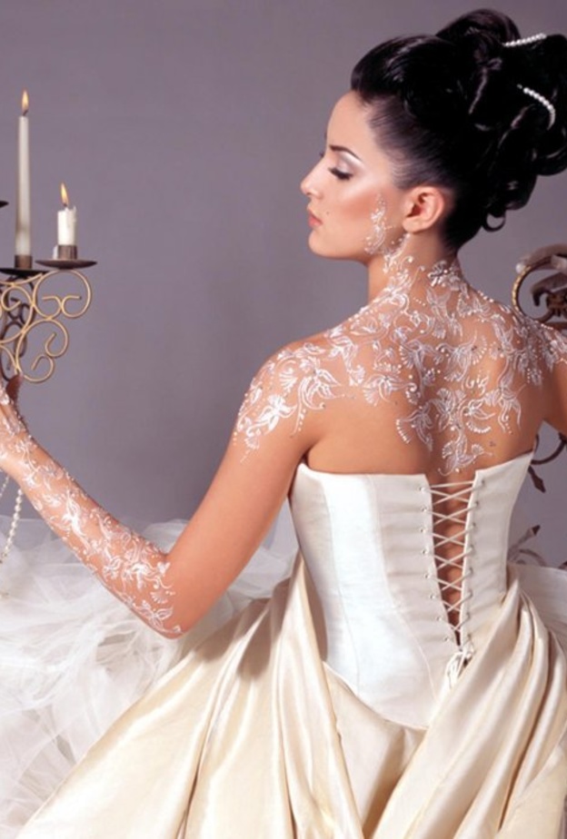 احدث رسومات الحناء على الكتف والظهر