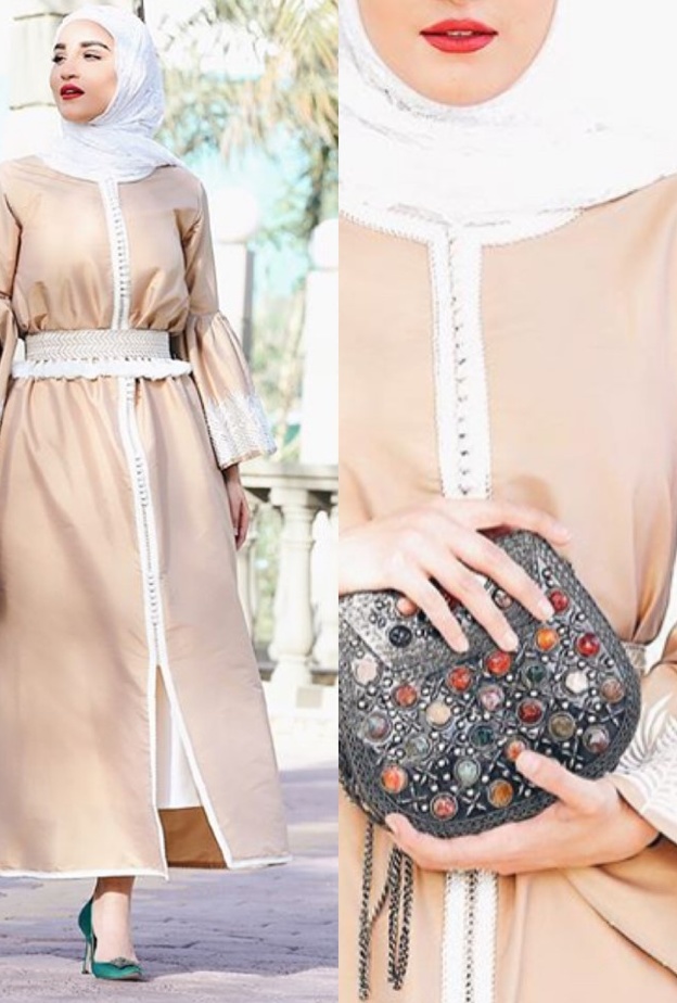 دانه الطويرش بجلابية فخمة سوداء لرمضان