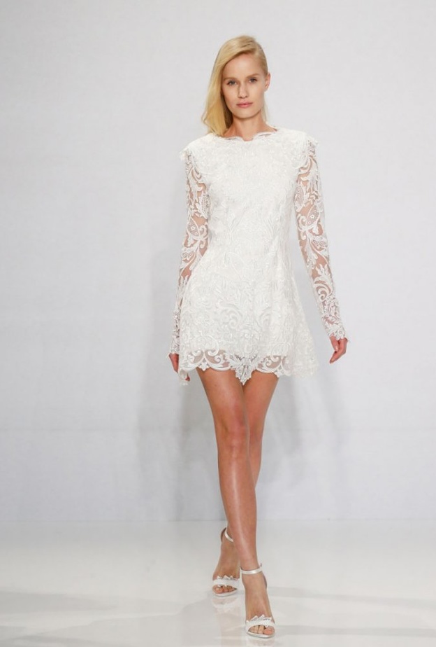 احدث فساتين قصيرة دانتيل 2017 من مجموعة Randi Rahm