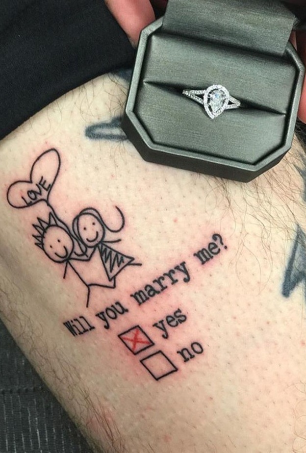 بالفيديو.. عرض زواج بوشم يحقق أكثر من 12 مليون مشاهدة.