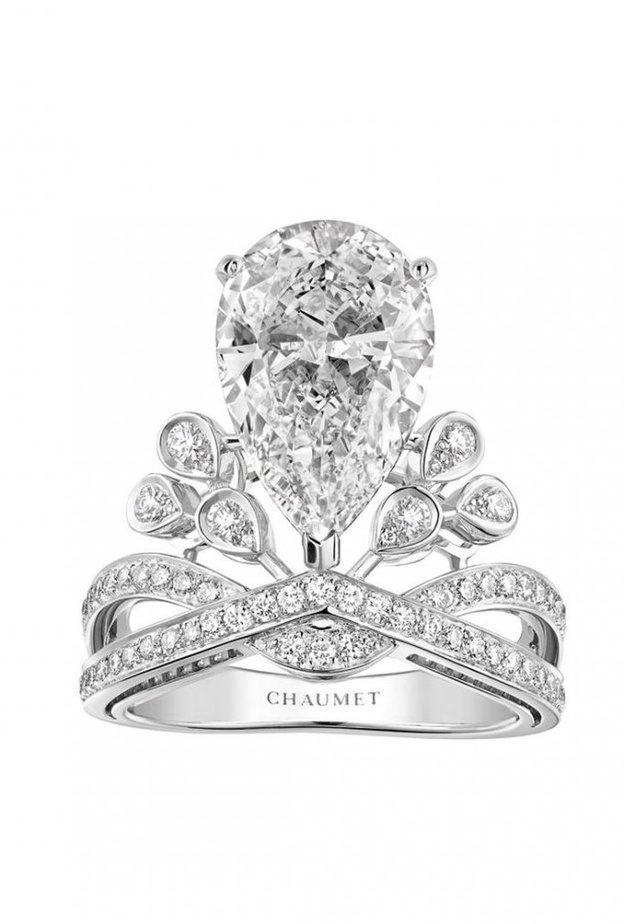 خاتم سوليتير من غراف