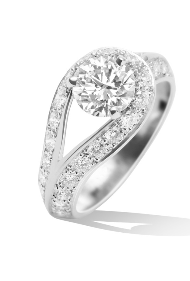 خاتم سوليتير من كارتييه