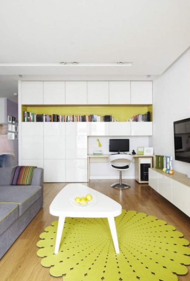 ديكورات مودرن لشقة صغيرة المساحة