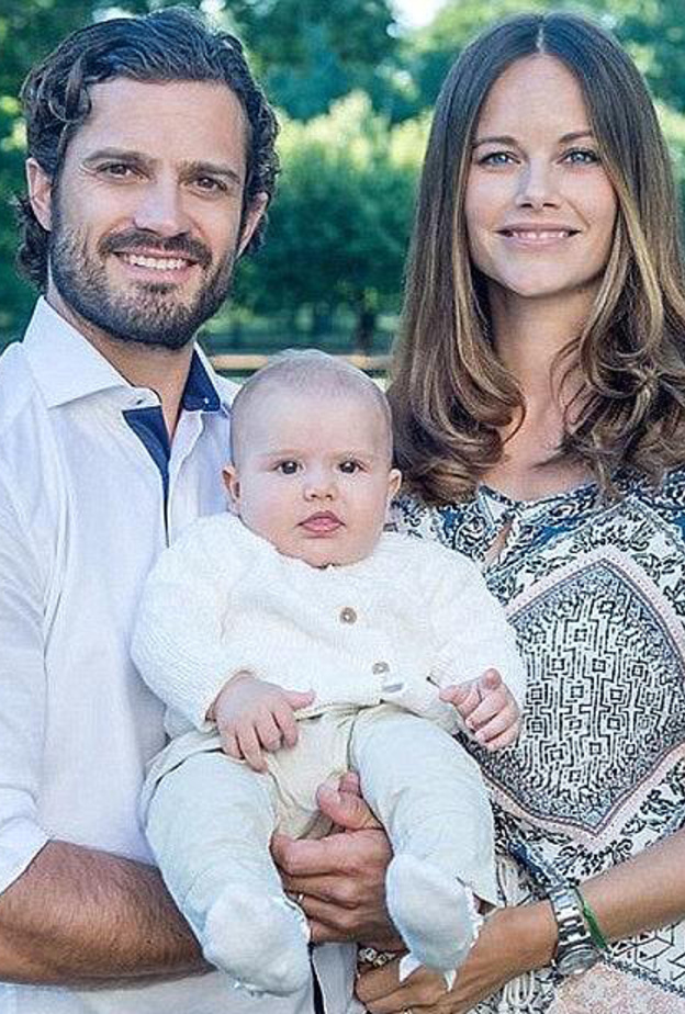 الأميرة صوفيا وزوجها الأمير كارل فيليب