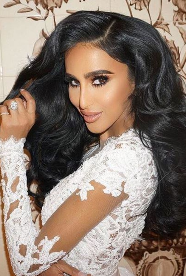 العروس عارضة الأزياء الاميريكية الشهيرة ليلي غاليتشي